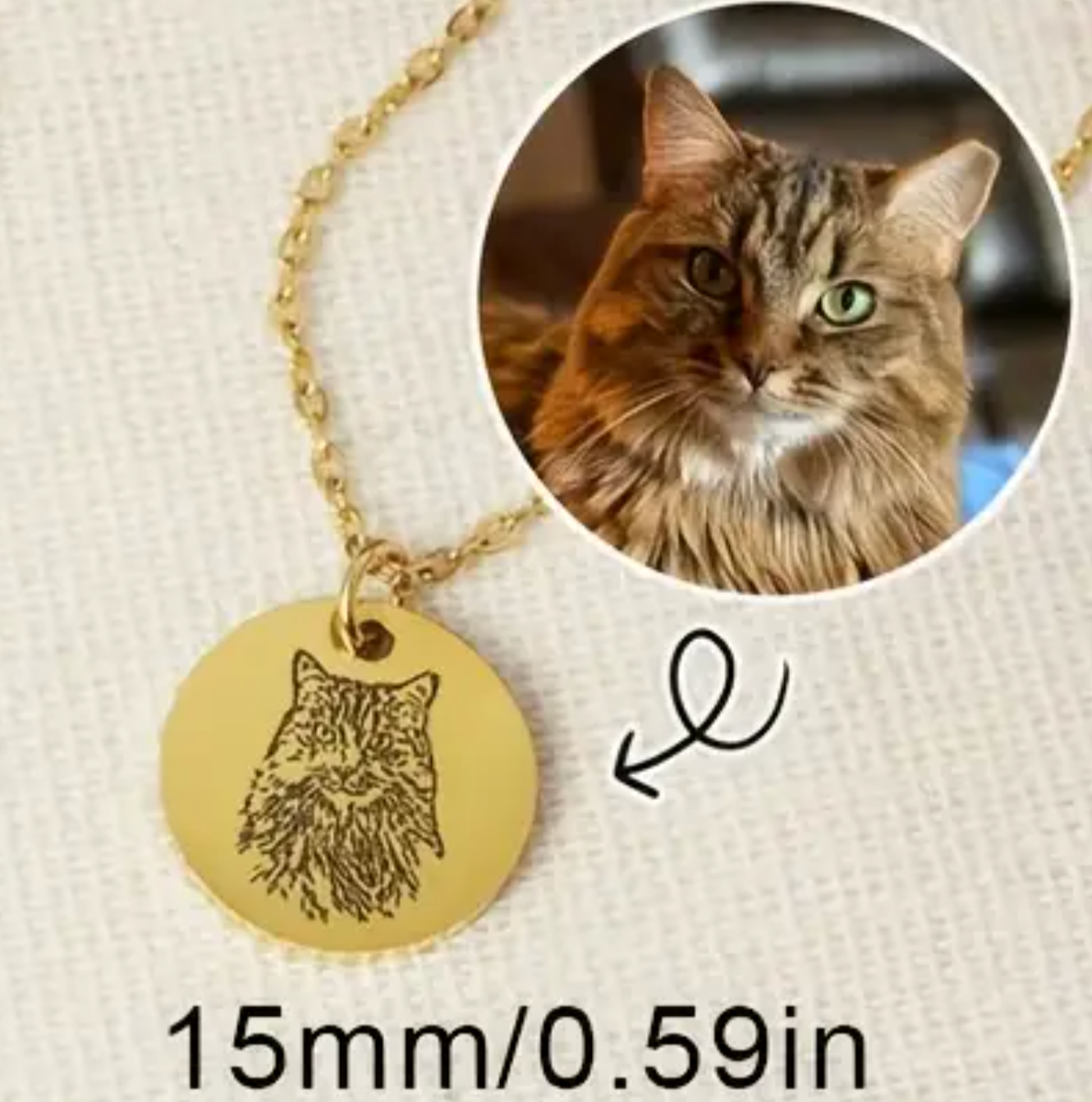 Pet Photo Necklace