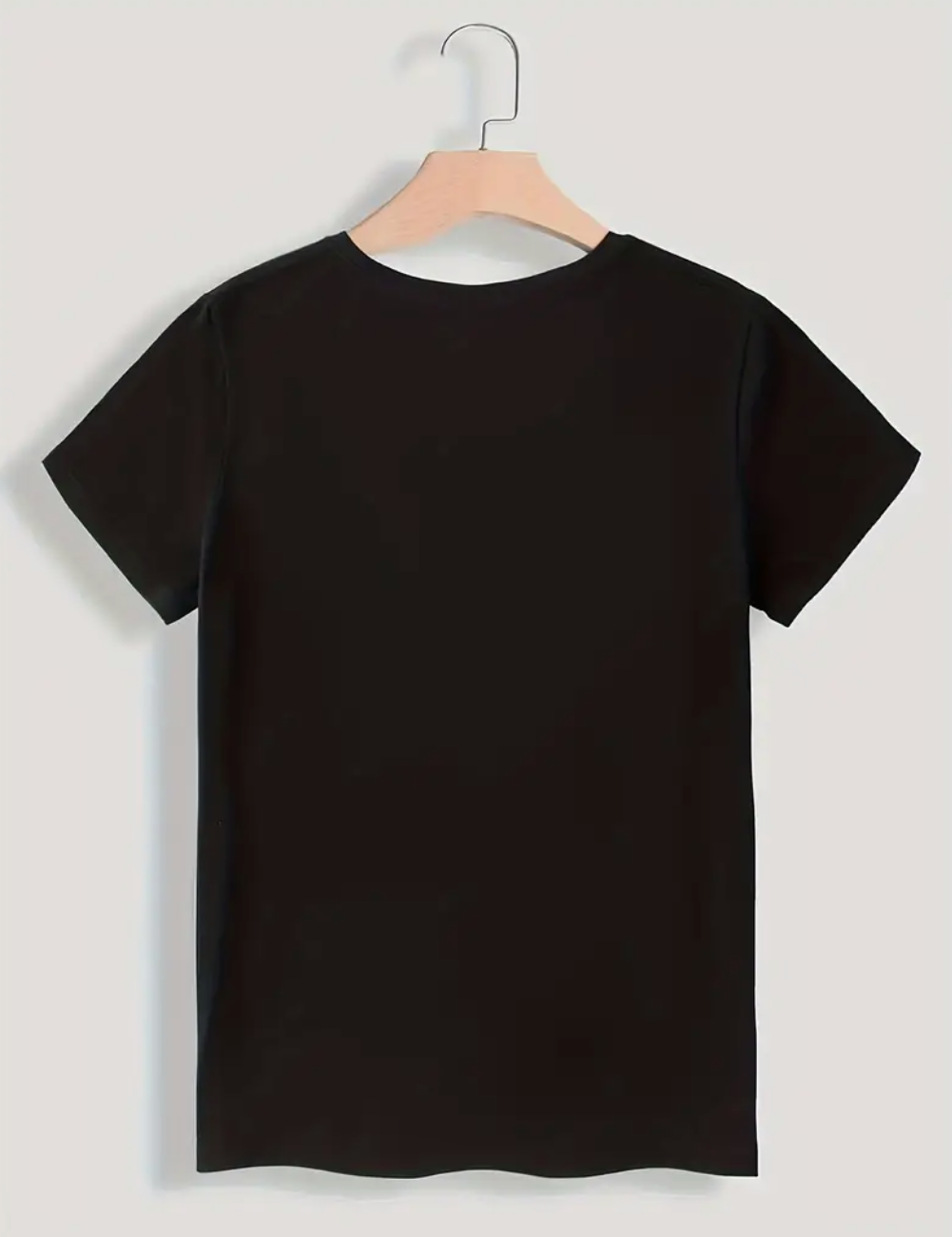 Custom Pet Print Summer T-shirt With Custom Print Black
