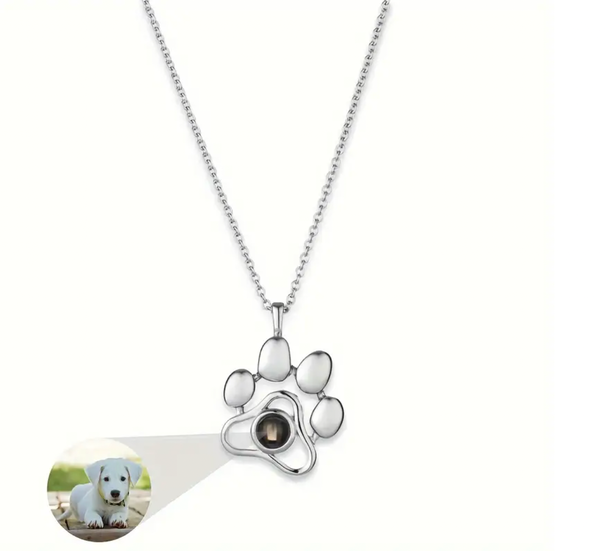 Pet Photo Necklace With Picture Inside